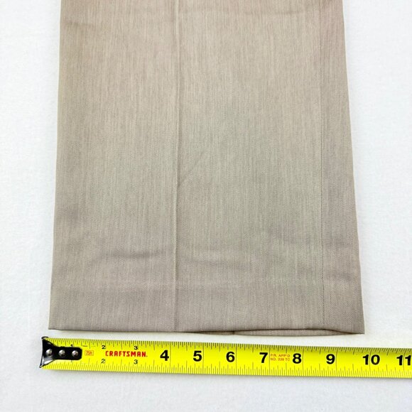 Perry Ellis Portfolio Men's Premilux Taupe Classic Fit Dress Pants 42x32 NWT - Picture 10 of 11